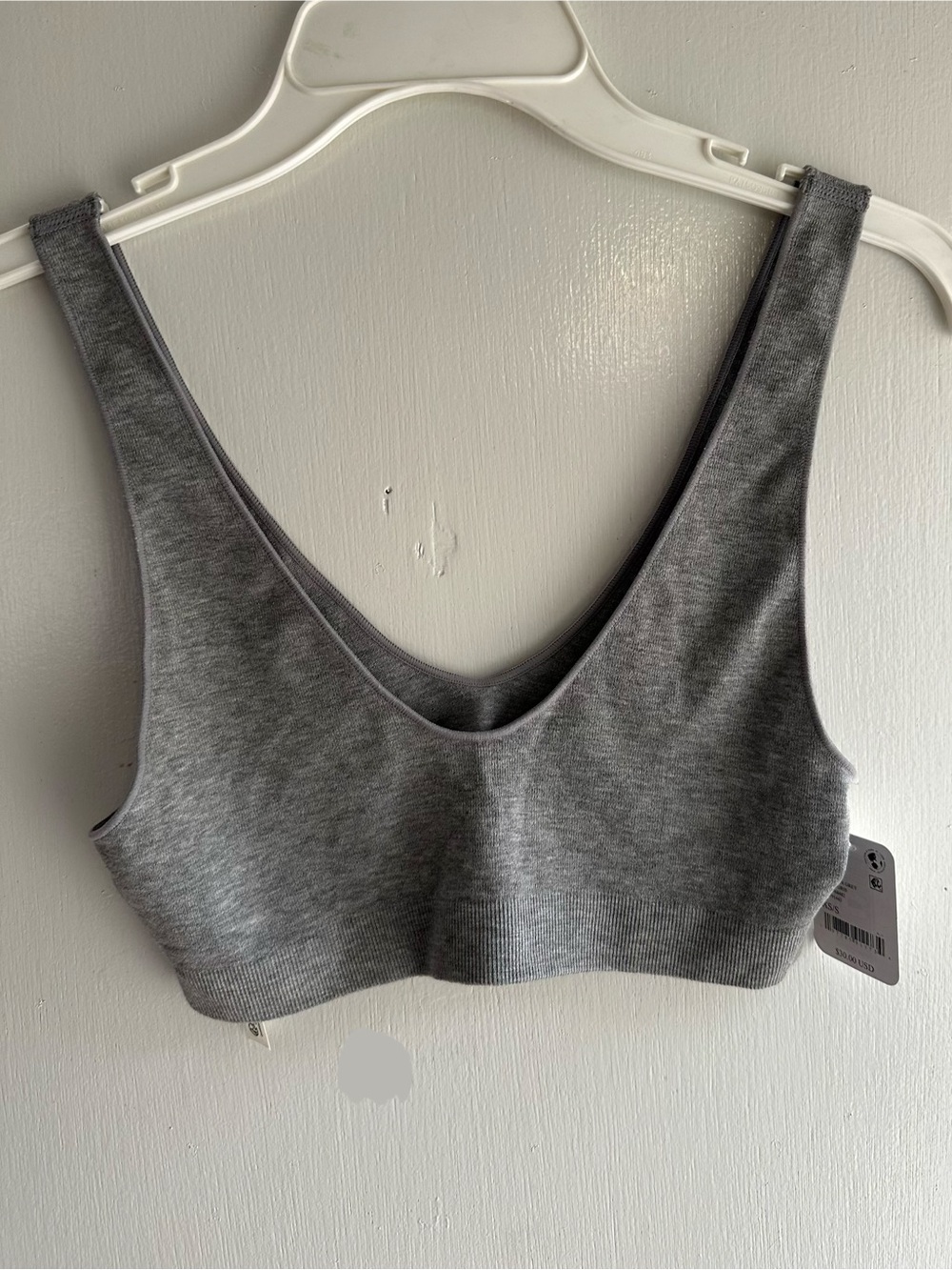 Intimately Free People Seamless Scoop Bralette XS/S Gray NWT